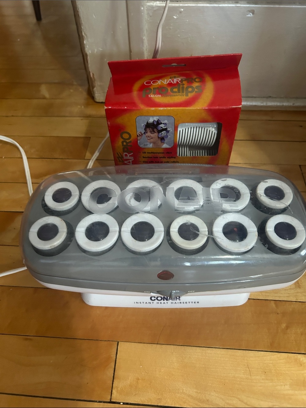 Conair instant hair setter and clips